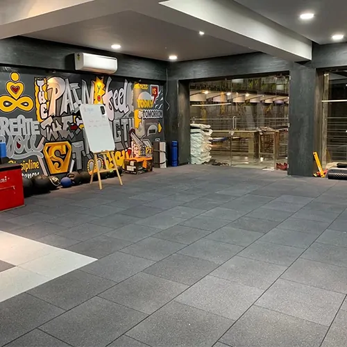 Square Rubber Tiles supplier for France &mdash; Sundek Sports